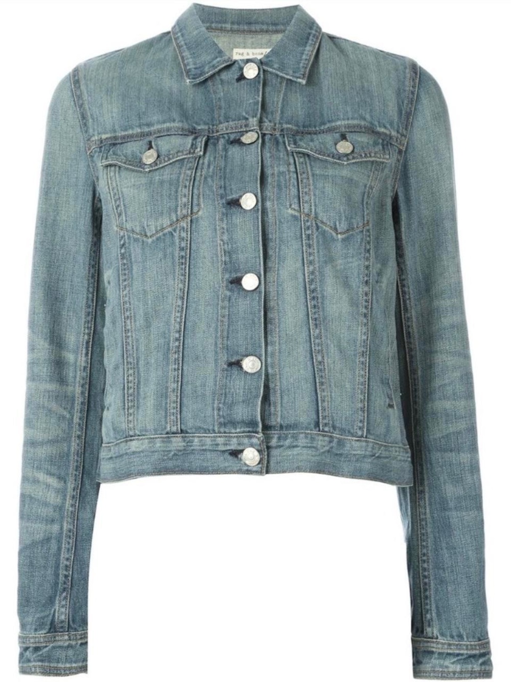 rag & bone Light Blue Denim Jacket
